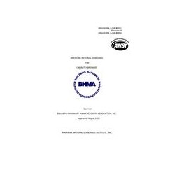 BHMA A156.9-2001