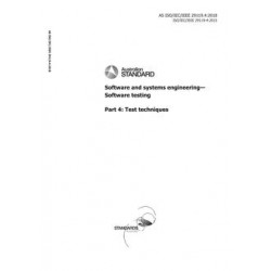AS ISO/IEC/IEEE 29119.4:2018
