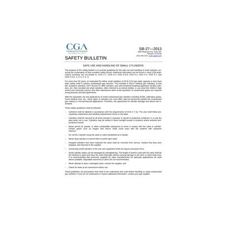 CGA SB-27