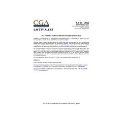 CGA SA-23 (R2014)