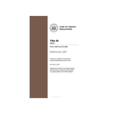 CFR 29CFR 1900-1910.999