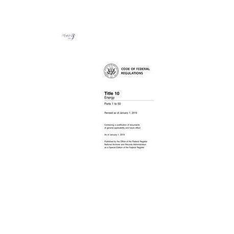 CFR 10CFR 1-END