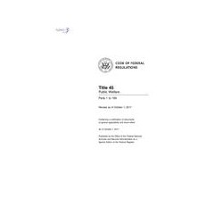 CFR 45CFR All Parts
