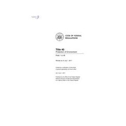CFR 40CFR All Parts