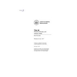 CFR 38CFR 18-END