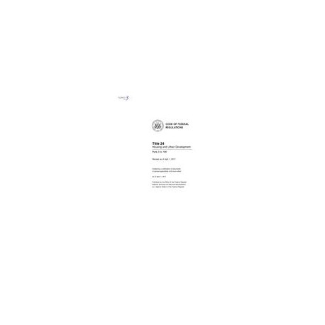 CFR 24CFR 0-End