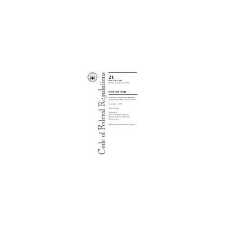 CFR 21CFR 170-199