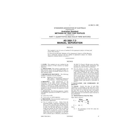 AS 2001.7.3-1983 [ Superseded ]