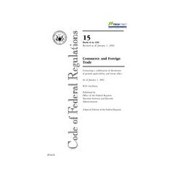 CFR 15CFR 0-299