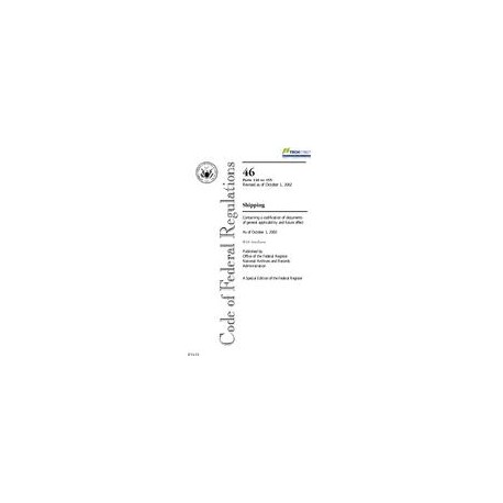 CFR 46CFR 140-155