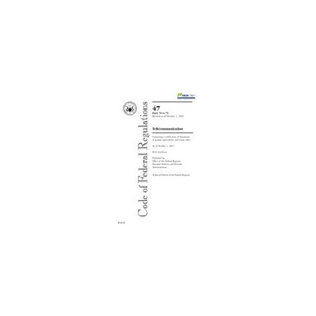 CFR 47CFR 70-79
