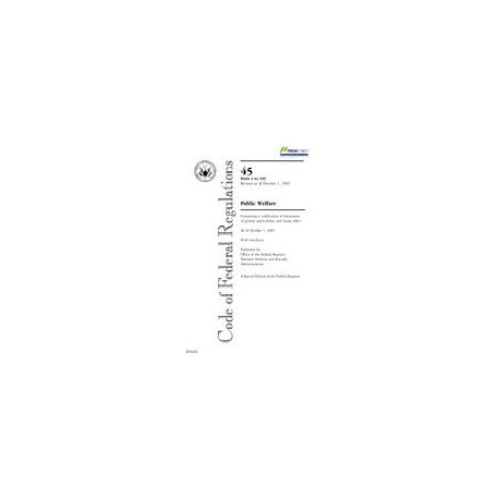 CFR 45CFR 1-199