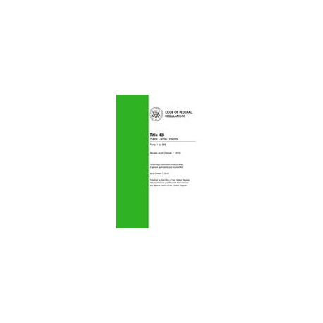 CFR 43CFR 1-999