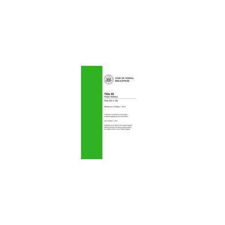 CFR 45CFR 200-499