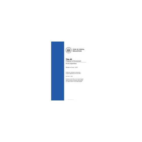 CFR 40CFR 60 APPS