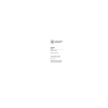 CFR 29CFR 900-1899