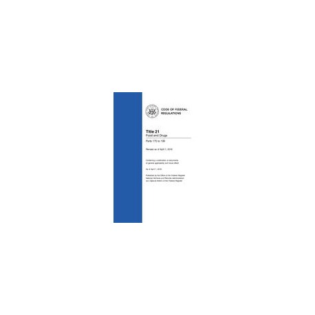 CFR 21CFR 170-199