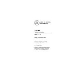 CFR 47CFR 70-79