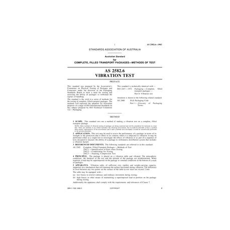 AS 2582.6-1983 [ Superseded ]