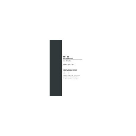 CFR 30CFR 700-END