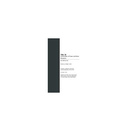 CFR 18CFR 400-END