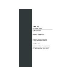 CFR 21CFR 1300-END