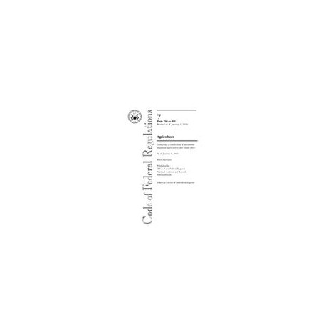 CFR 7CFR 700-899