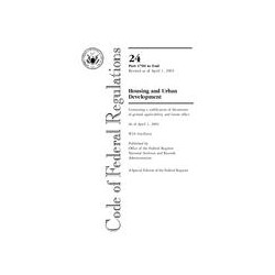 CFR 24CFR 1700-End