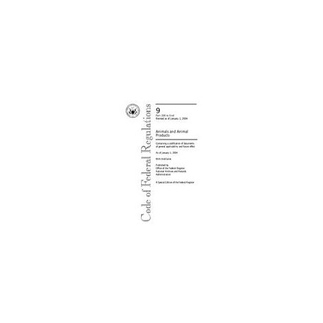 CFR 9CFR 200-END
