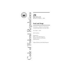 CFR 21CFR 100-169 2003