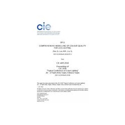 COMPREHENSIVE MODELLING OF COLOUR QUALITY FOR LED LIGHTING (OP11, 60-66)