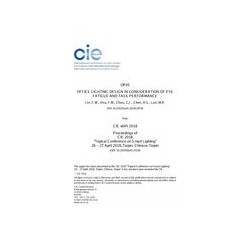 OFFICE LIGHTING DESIGN IN CONSIDERATION OF EYE FATIGUE AND TASK PERFORMANCE (OP05, 19-28)