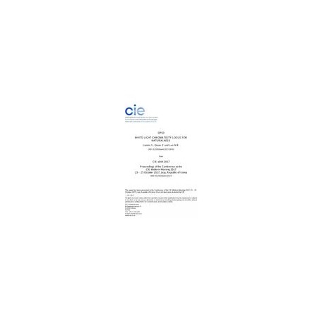 WHITE LIGHT CHROMATICITY LOCUS FOR NATURALNESS (OP03, 32-37)