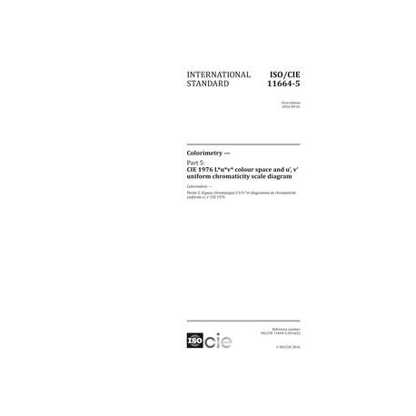 CIE ISO 11664-5:2016