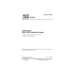 CIE S 014-3/E:2011 (ISO 11664-3:2012)
