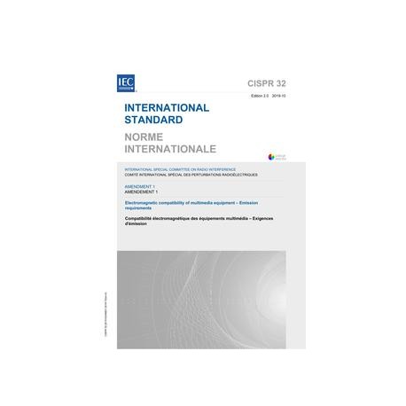 CISPR 32 Amd.1 Ed. 2.0 b:2019