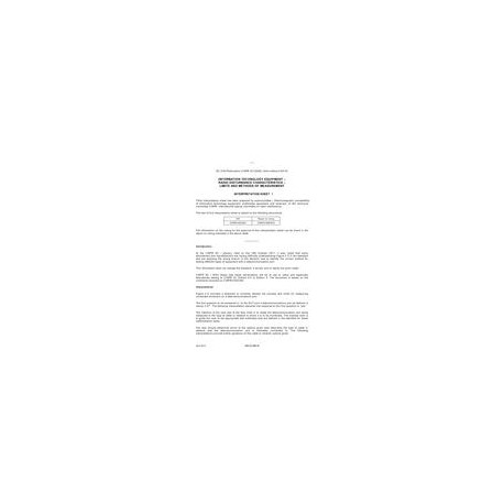 CISPR 22 ISH I3 Ed. 6.0 b:2012