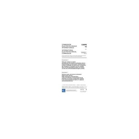 CISPR 12 Amd.1 Ed. 5.0 b:2005