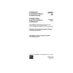 CISPR 23 Ed. 1.0 b:1987