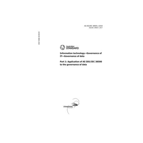 AS ISO/IEC 38505.1:2018