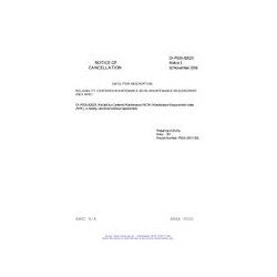 DID DI-PSSS-82023 Notice 1 - Cancellation