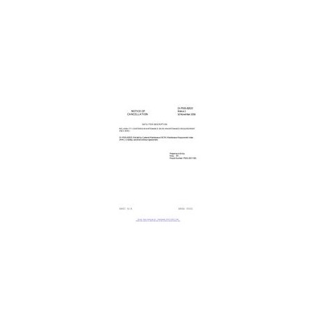 DID DI-PSSS-82023 Notice 1 - Cancellation