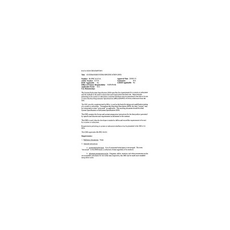 DID DI-IPSC-81431A