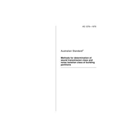 AS 1276-1979 [ Superseded ]