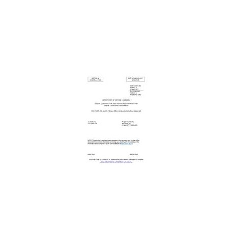 DOD DOD-HDBK-343 Notice 2 - Cancellation