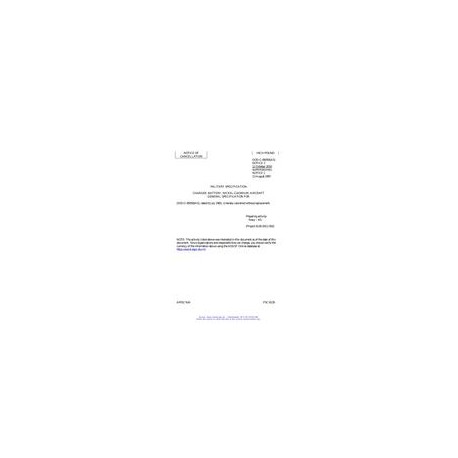 DOD DOD-C-85050 Notice 2 - Cancellation