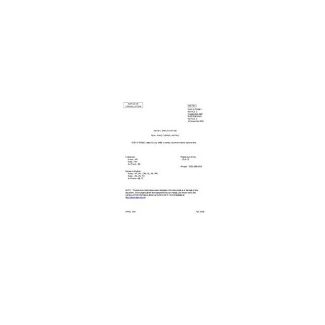 DOD DOD-S-70338/1 Notice 3 - Cancellation