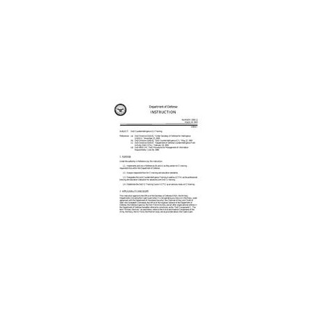 DOD DODI-3305.11