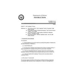 DOD DODI-3305.09