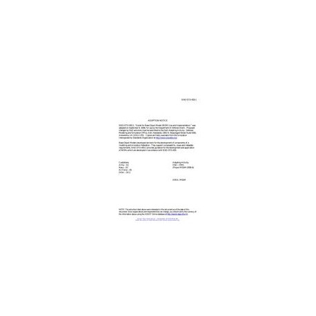 DOD SISO-STD-003.1 Notice 1 - Adoption